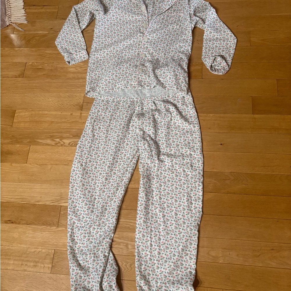 Polo by Ralph Lauren Kids Pajama Set - White and Pink Floral